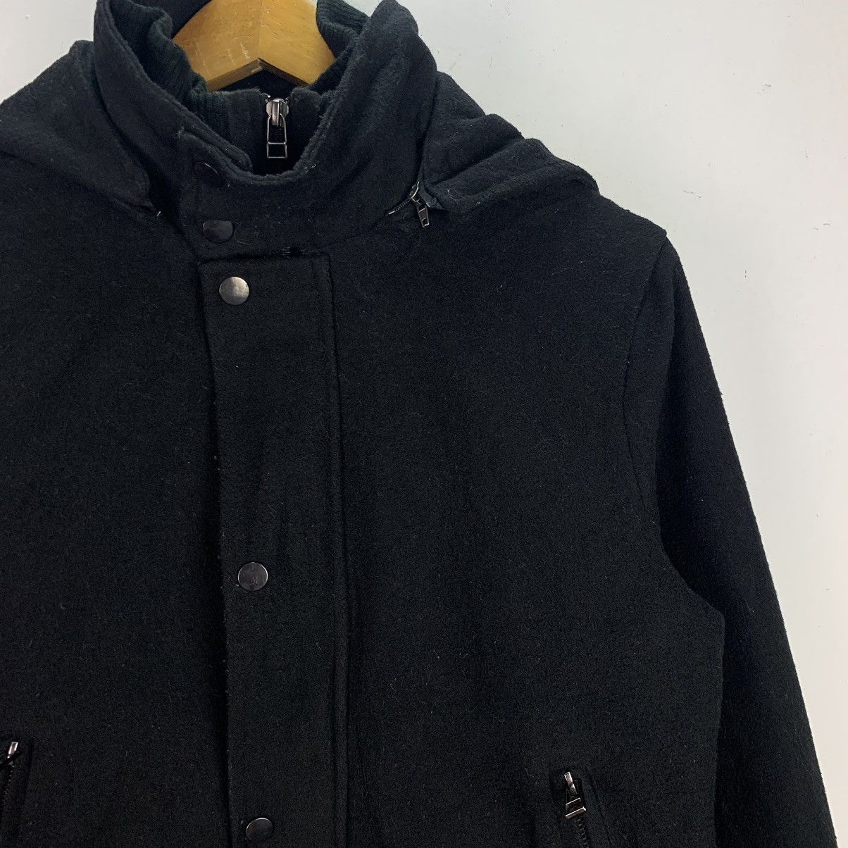 Japanese Brand × Vintage Vintage Japanese brand Full zipper wool jacket Size US M / EU 48-50 / 2 - 5 Thumbnail