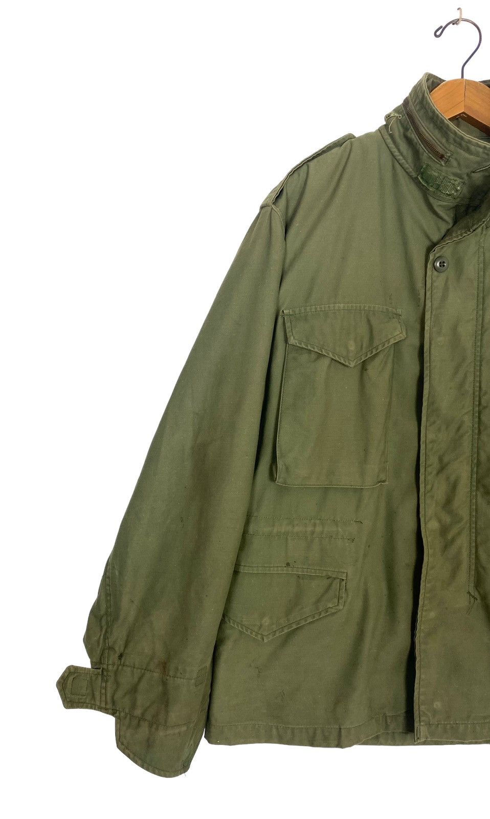 Alpha Industries Rare‼️ Vintage Alpha Industries M-65 Field Jacket Scovill Size US M / EU 48-50 / 2 - 4 Thumbnail