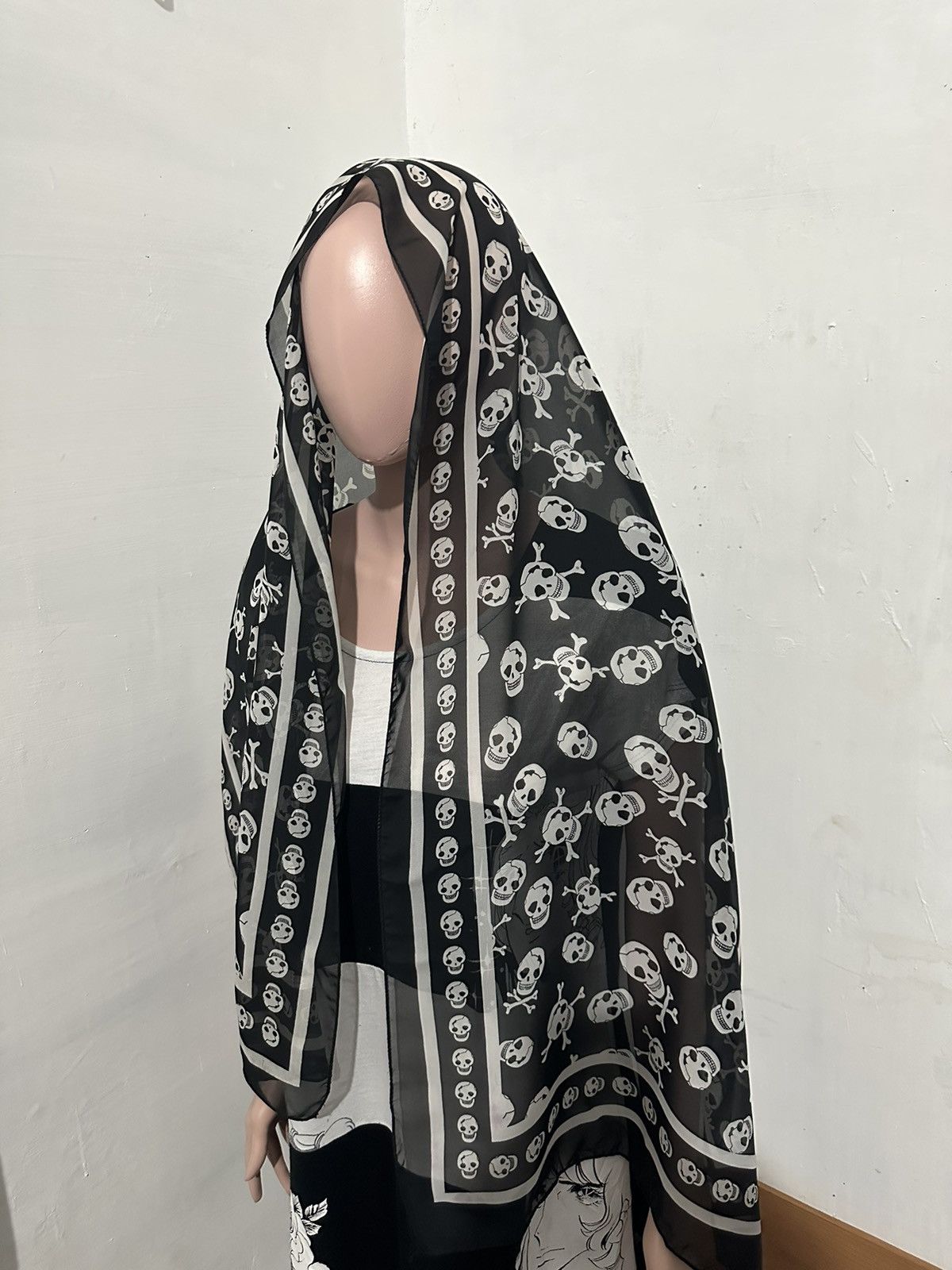 Other 2 item Skull Skeleton Punk Scarves Size ONE SIZE - 4 Thumbnail