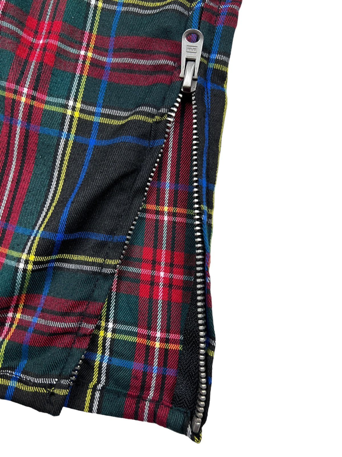 MNML MNML Tartan Zipper Seditionaries Drawstring Pants Size US 30 / EU 46 - 5 Thumbnail