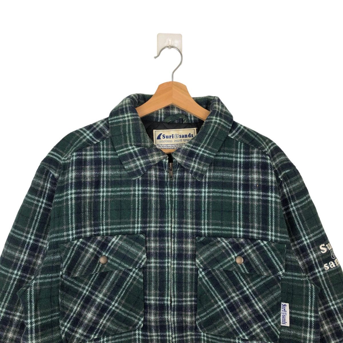 Japanese Brand VINTAGE TARTAN DESIGN JACKET SURF & SAND JAPAN Size US L / EU 52-54 / 3 - 2 Thumbnail