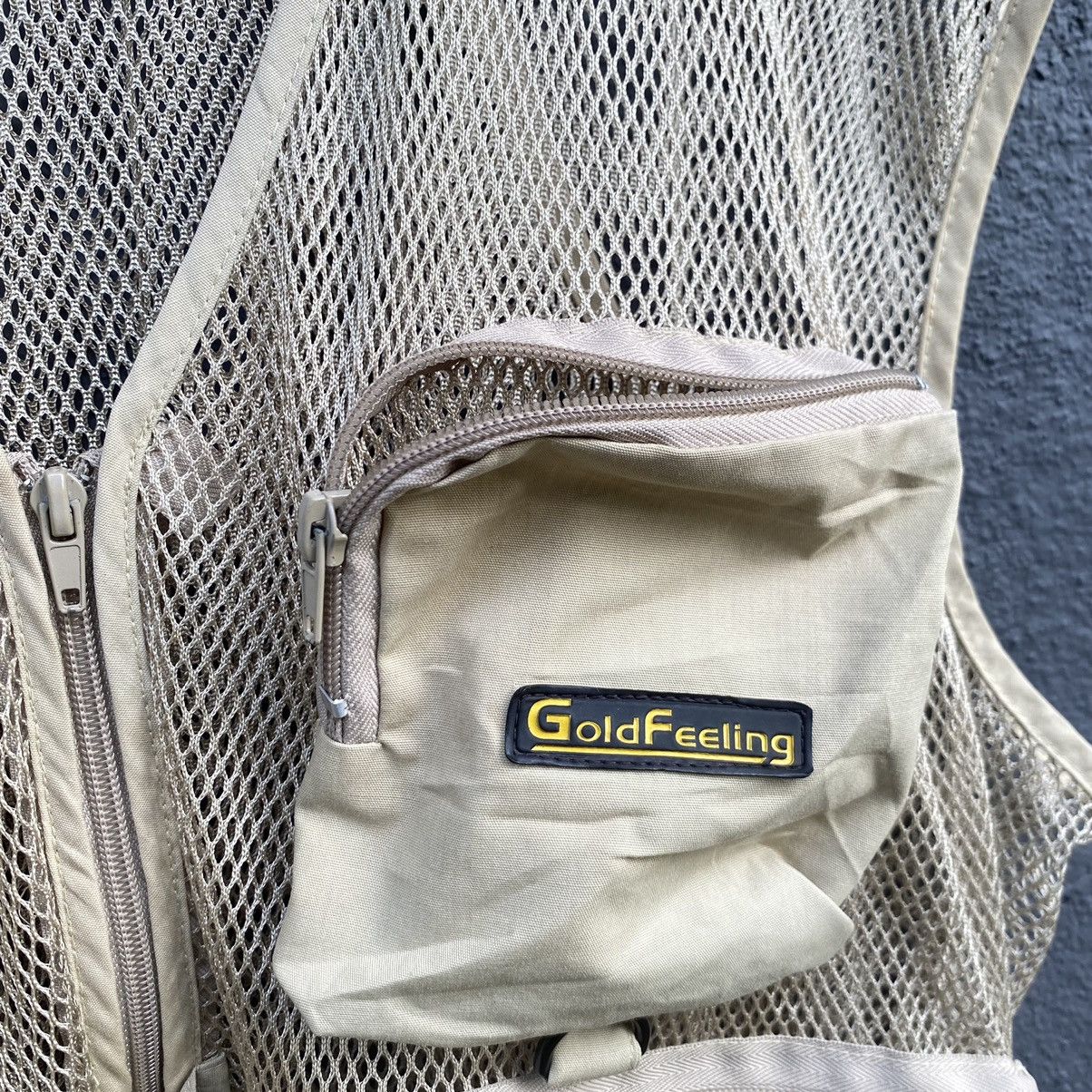 Japanese Brand Vintage Gold Feeling Fishing Life ERD GRUNGE Vest Size US L / EU 52-54 / 3 - 4 Thumbnail