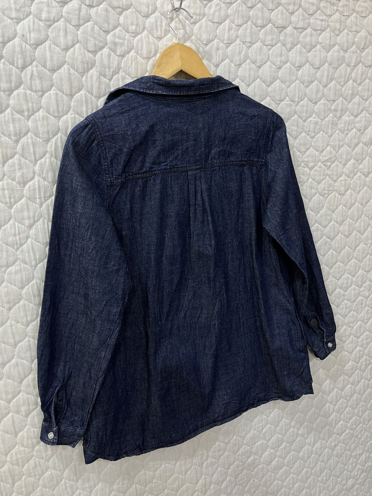 Japanese Brand (Uuuu)⚡️⚡️⚡️ UME BRISE PULLOVER DENIM SHIRTS Size M / US 6-8 / IT 42-44 - 11 Thumbnail