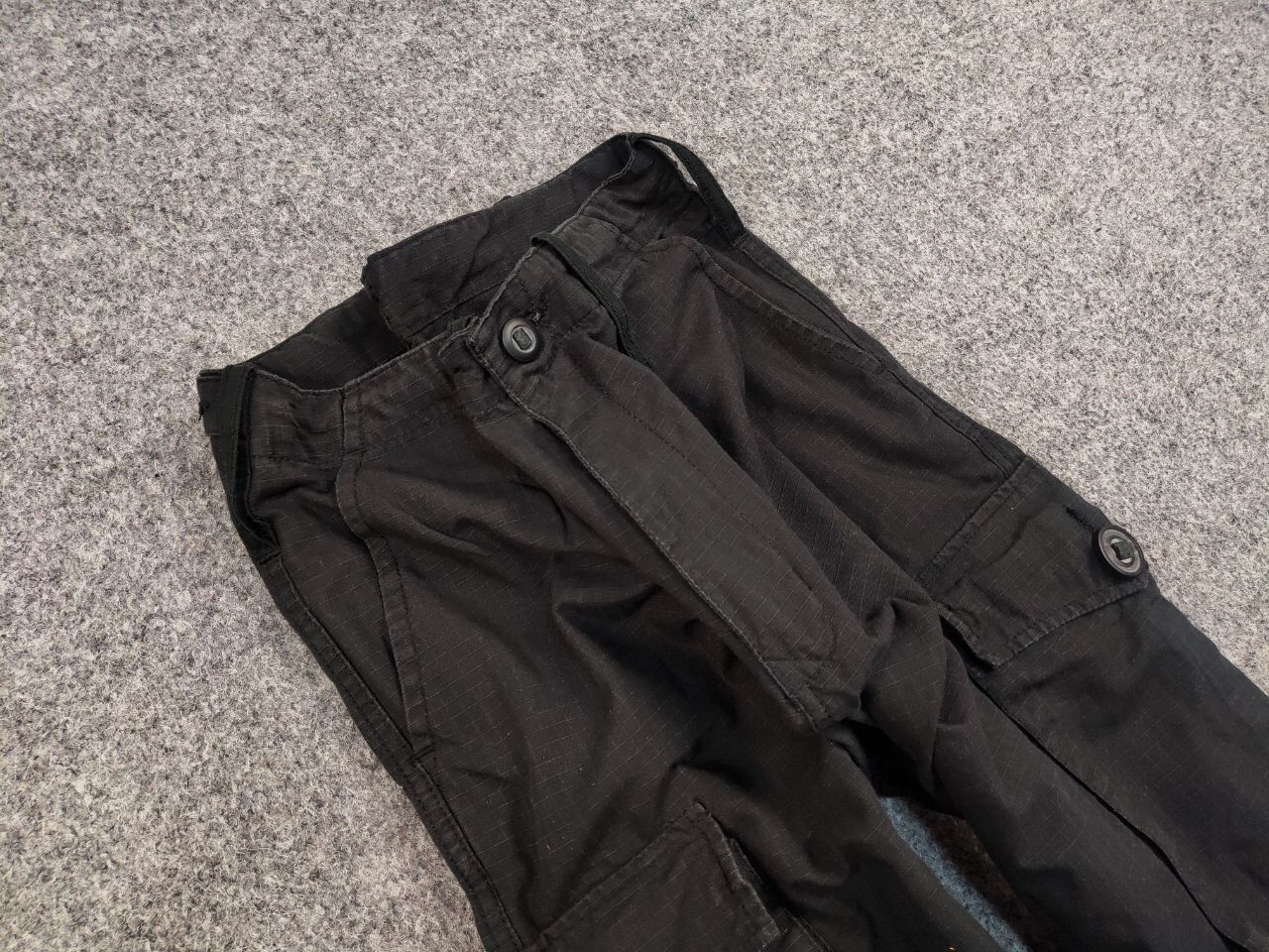 Japanese Brand Vintage Combat Clothing Black Ripstop Military Cargo Pants Size US 30 / EU 46 - 11 Thumbnail