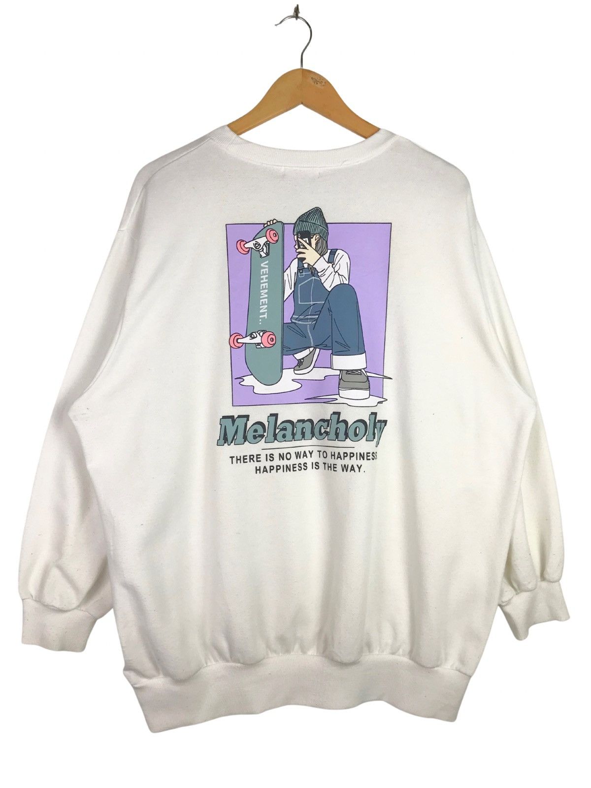 Vehement Melancholy Backprint Sweatshirt