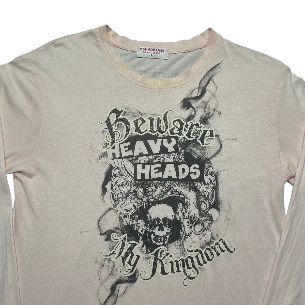 If Six Was Nine 🇯🇵☠️ COMMONTAGE SKULL WORDING SEDITIONARIES TSHIRT Size US L / EU 52-54 / 3 - 3 Thumbnail
