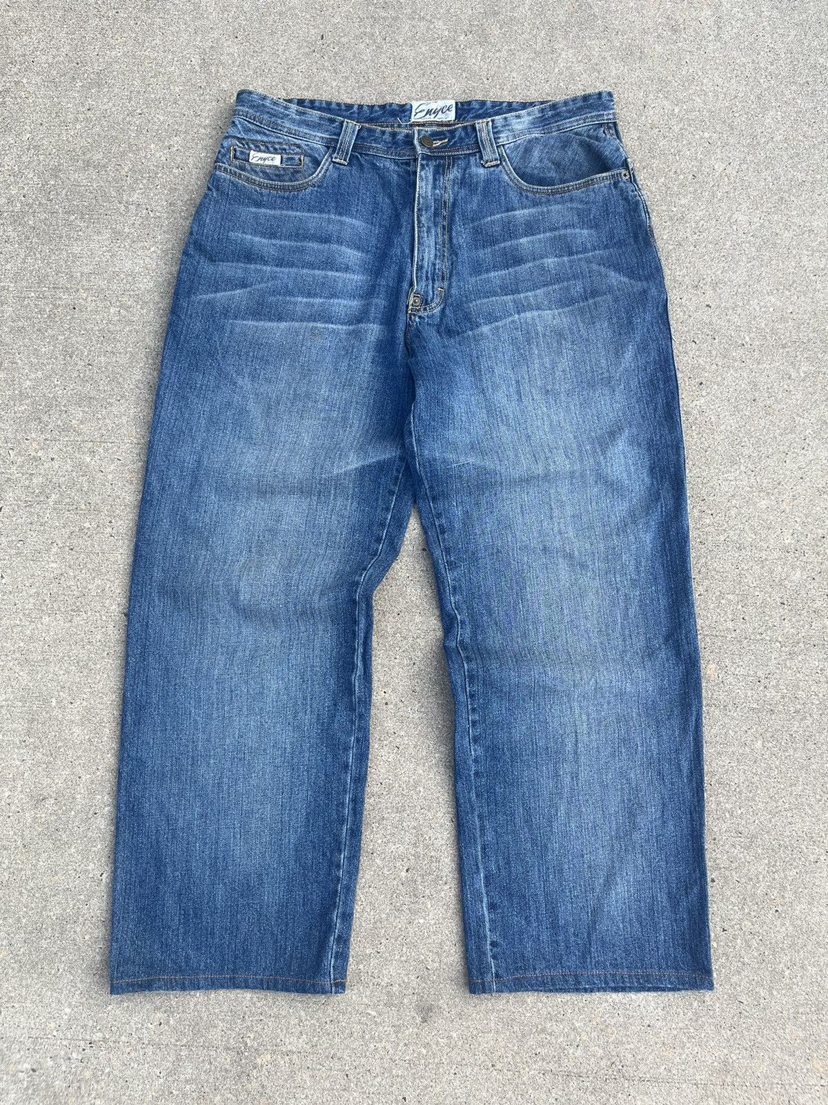 Enyce × Vintage VINTAGE Y2K ENYCE BAGGY JEANS Size US 36 / EU 52 - 9 Thumbnail