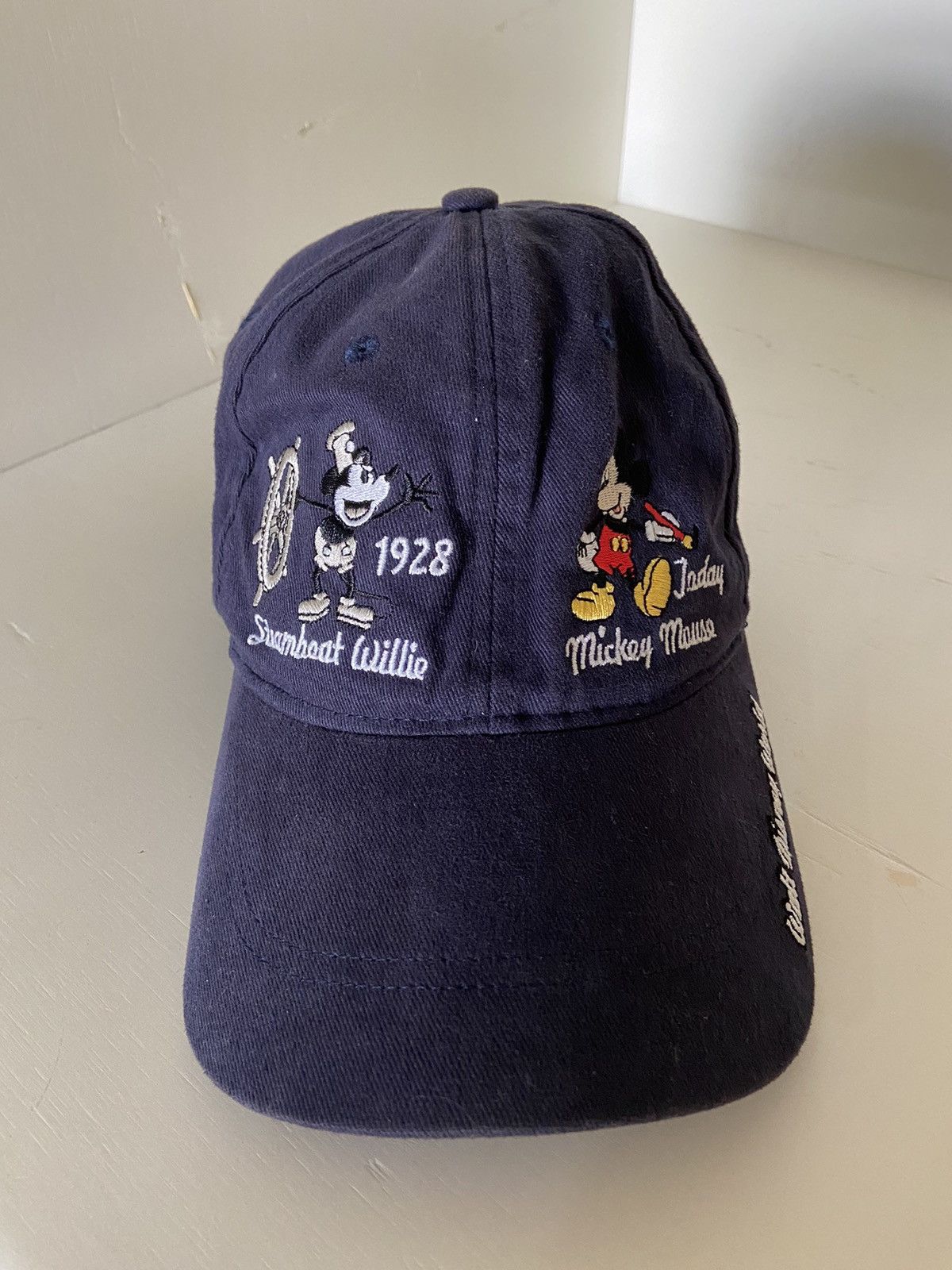 Disney Rare Vintage Walt Disney World Mickey Mouse Baseball Cap Hat Size ONE SIZE - 5 Thumbnail