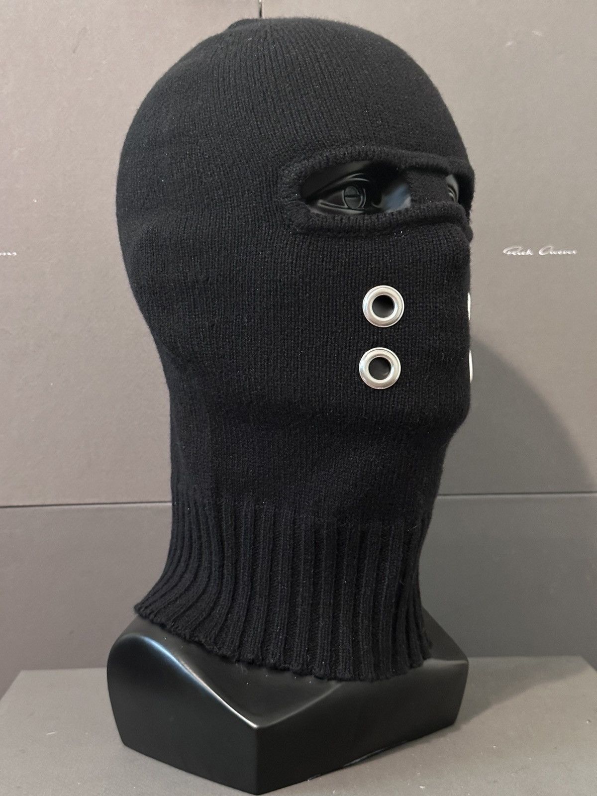 Rick Owens Rick Owens FW22 Strobe Gimp Mask Balaclava | Grailed