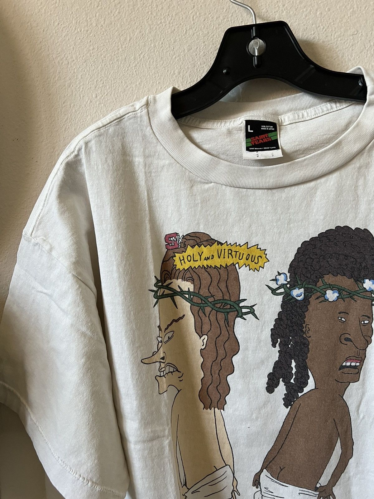DENIM TEARS × Saint Michael Saint Mxxxxxx Denim Tears Beavis and Butthead Tshirt Size US L / EU 52-54 / 3 - 2 Thumbnail