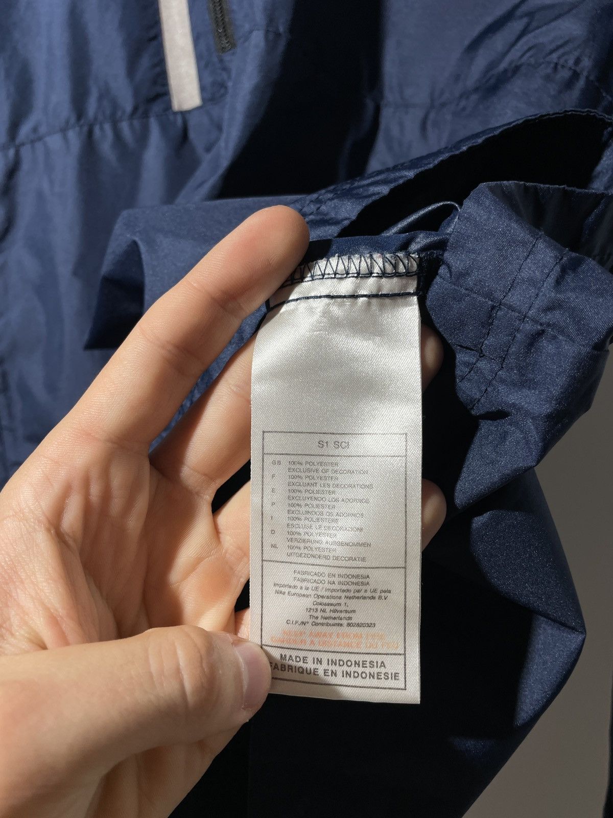 Nike × Vintage Vintage Y2K Nike Light Anorak Jacket Reflective Size US M / EU 48-50 / 2 - 10 Thumbnail