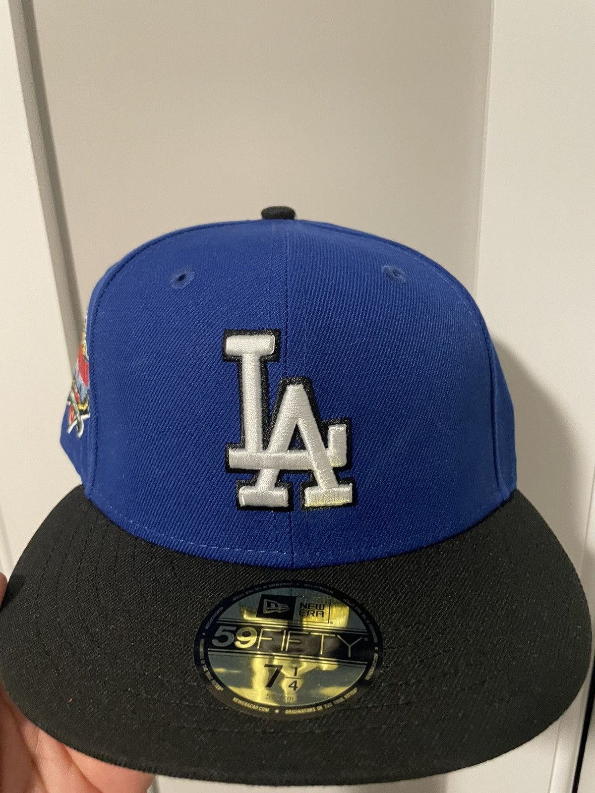 LA Dodgers with an icy UV and the Coliseum side patch. What are your guys'  thoughts on this one? From Sports Treasures. : r/neweracaps