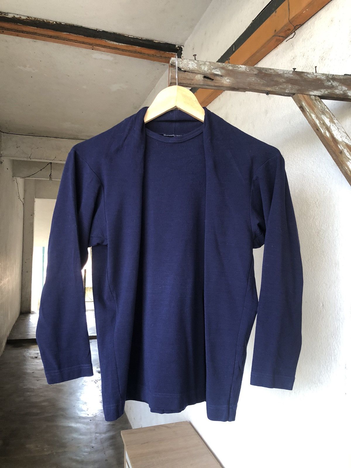 Issey Miyake Vintage 80s Issey Miyake Long Sleeve Shirt Size M / US 6-8 / IT 42-44 - 5 Thumbnail