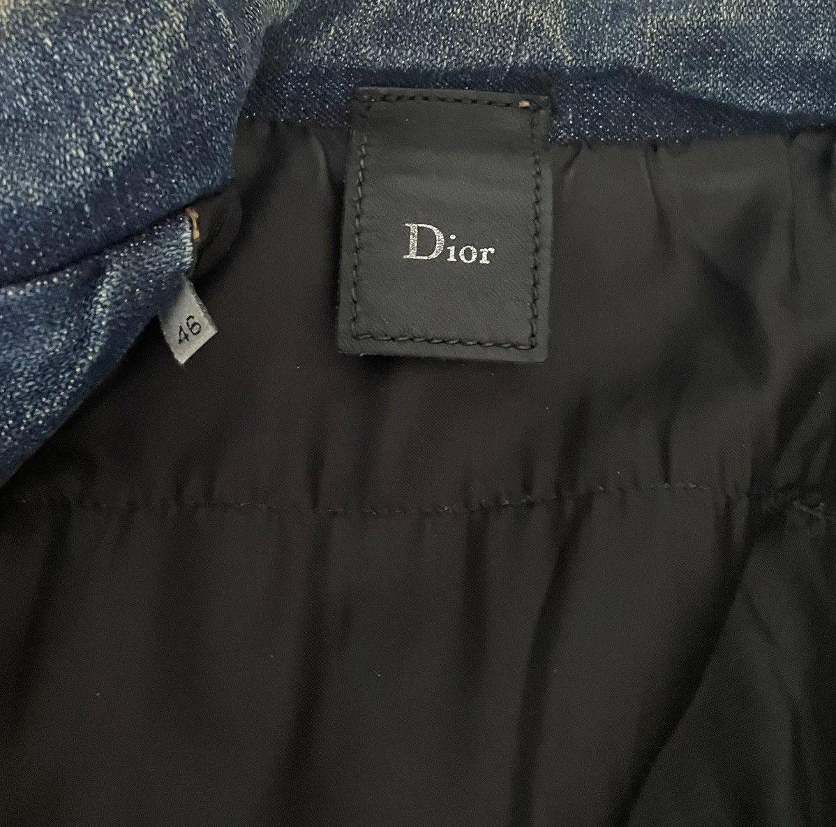 Dior × Hedi Slimane Dior Homme AW05 M65 Denim Jacket Size US S / EU 44-46 / 1 - 4 Thumbnail