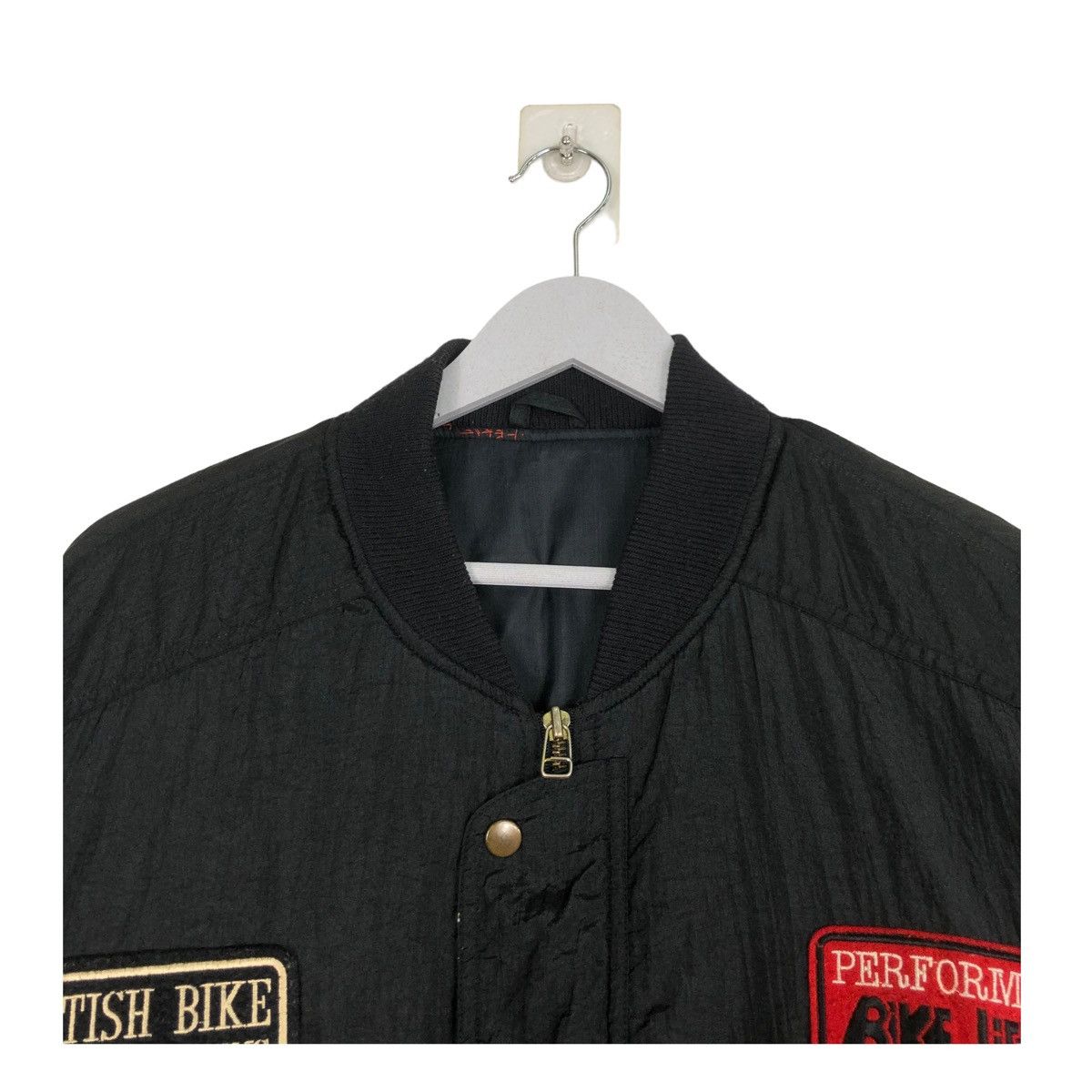 Japanese Brand 💥80s BRITISH BIKE GLEE MAN RACING BOMBER JACKET Size US M / EU 48-50 / 2 - 4 Thumbnail
