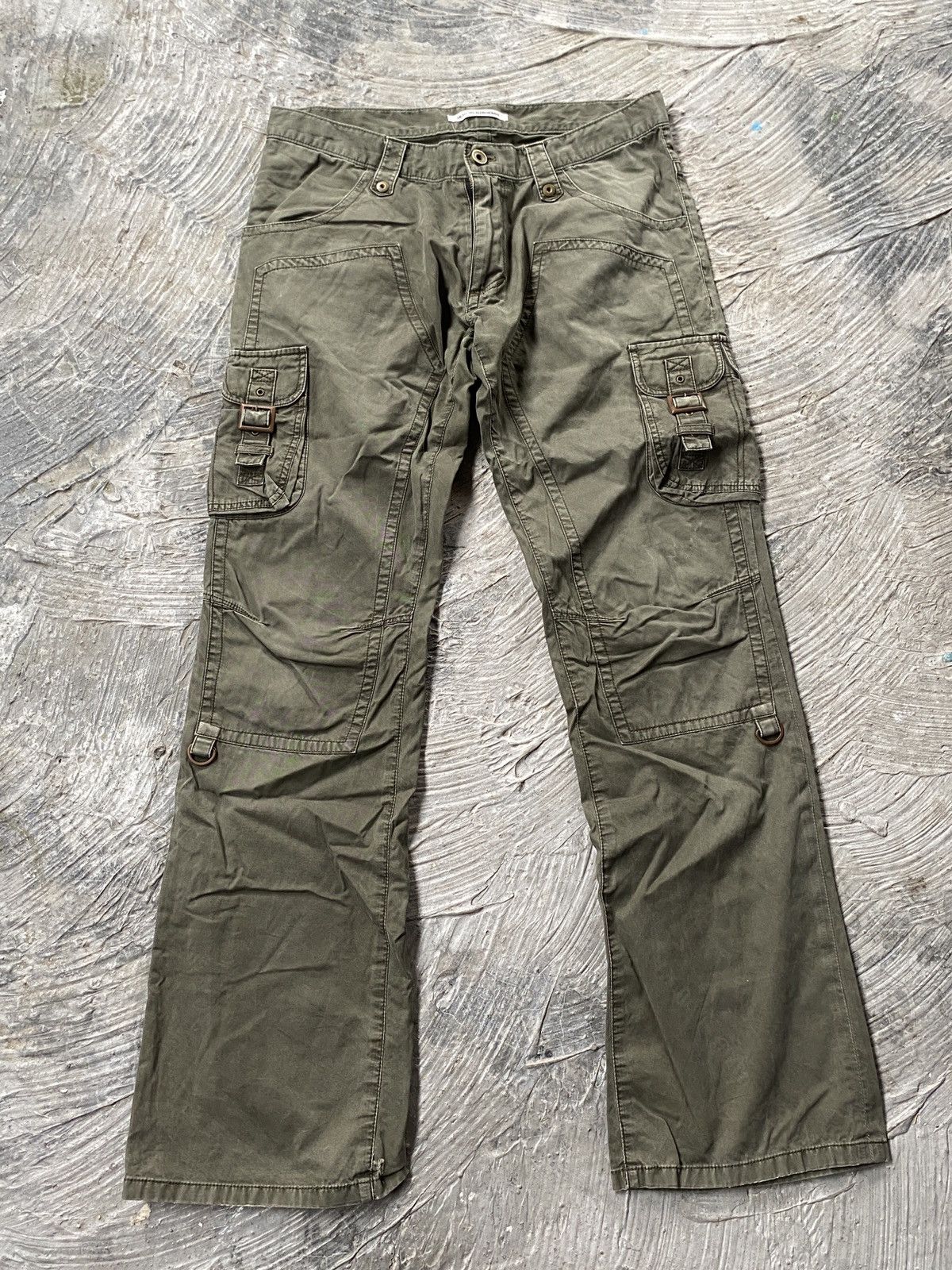 Michel Klein ❗️LADIES❗️Michel Klein HOMME Cargo Pant Style Bootcut Size US 33 - 6 Thumbnail
