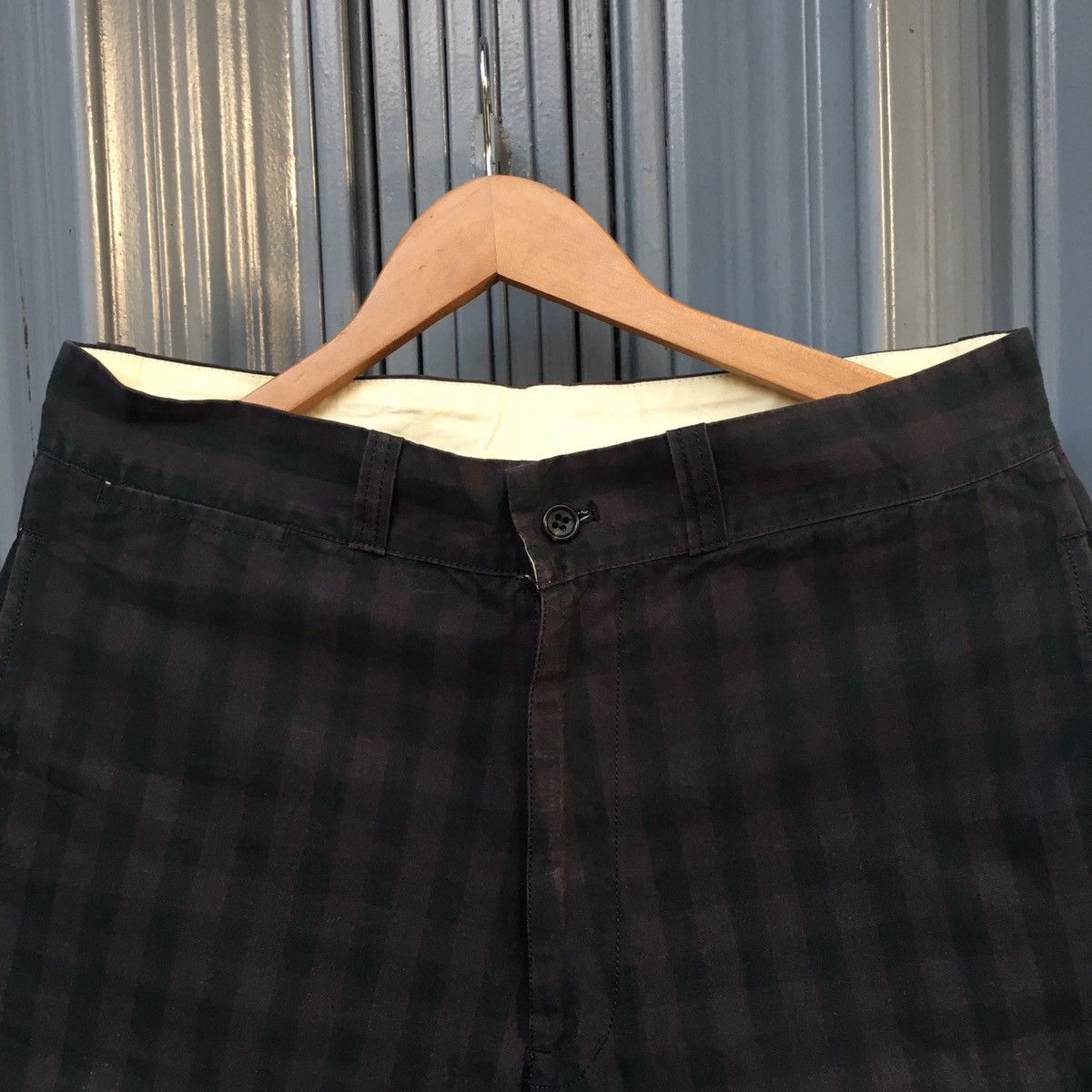 Good Enough × Japanese Brand Vintage Good Enough Short Pants Plaid 90s Size US 32 / EU 48 - 2 Thumbnail