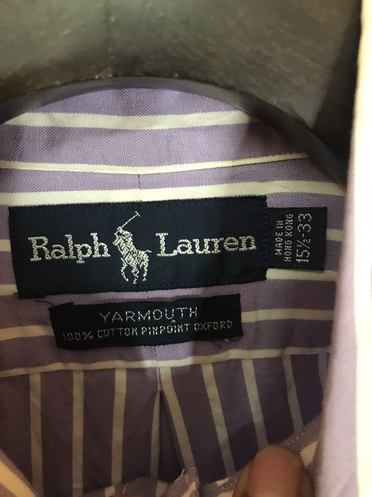 Polo Ralph Lauren × Ralph Lauren × Vintage ‼️VINTAGE RALPH LAUREN SMALL PONY STRIPE SHIRT‼️ Size US XL / EU 56 / 4 - 3 Thumbnail