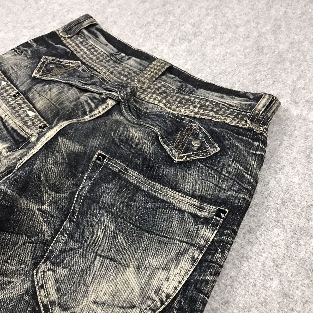 Japanese Brand FLARE DENIM⚡️BLOB BY BLUE BOOTCUT PUNK DENIM PANTS /130 Size US 30 / EU 46 - 16 Thumbnail
