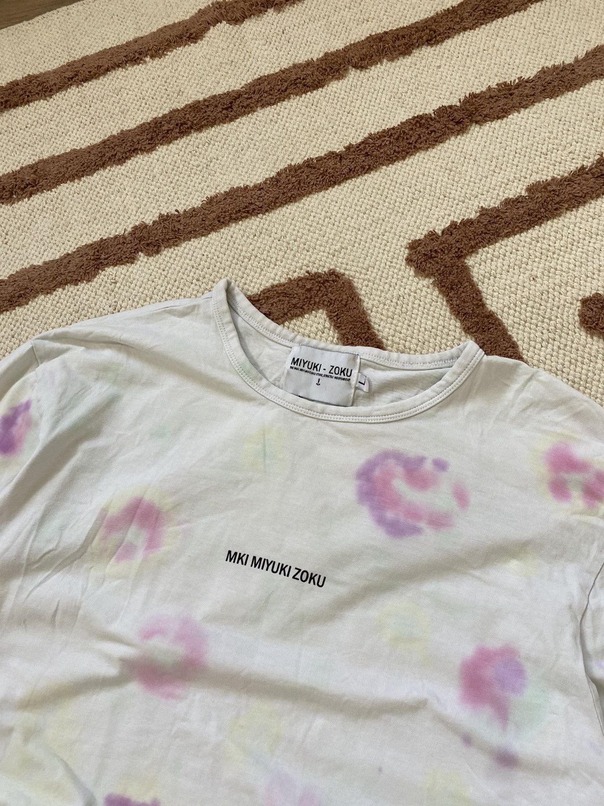 Japanese Brand MKI MIYUKI ZOKU TIE-DYE LONGSLEEVE Size US L / EU 52-54 / 3 - 2 Thumbnail