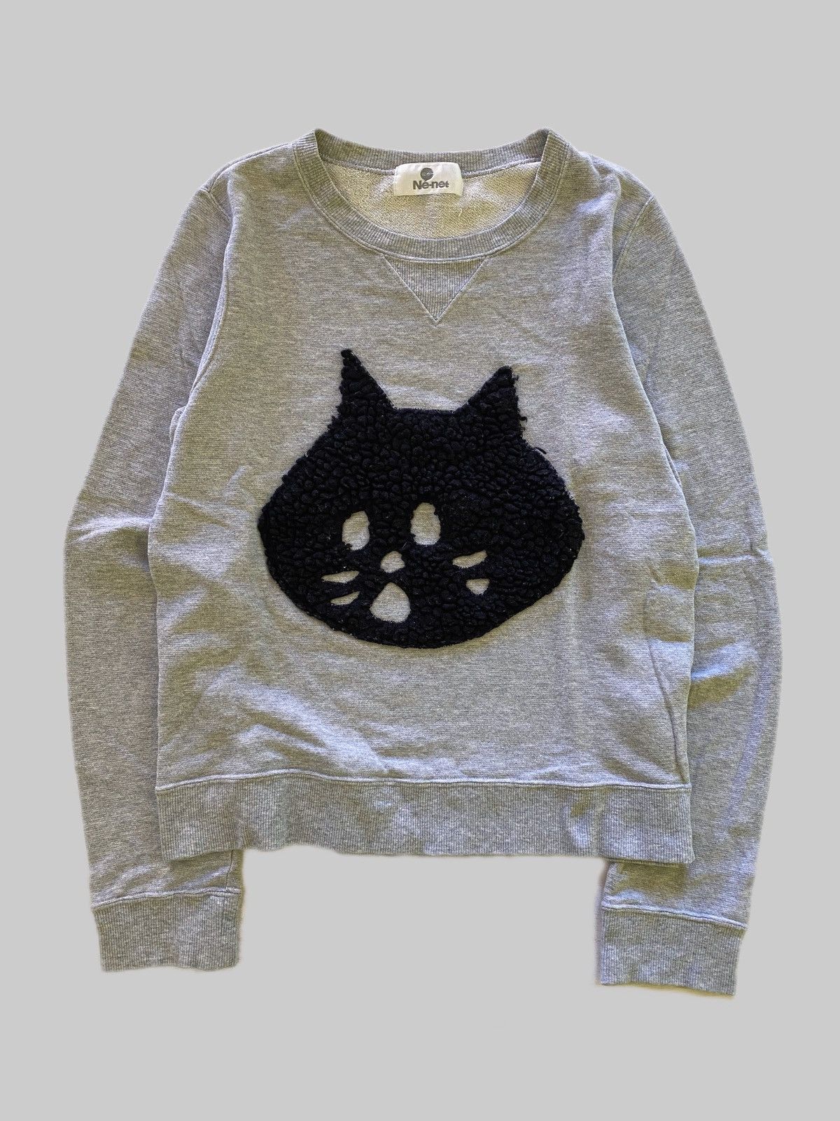 Vintage Ne-Net Issey Miyake Rugs Patch Glittery Sweatshirt