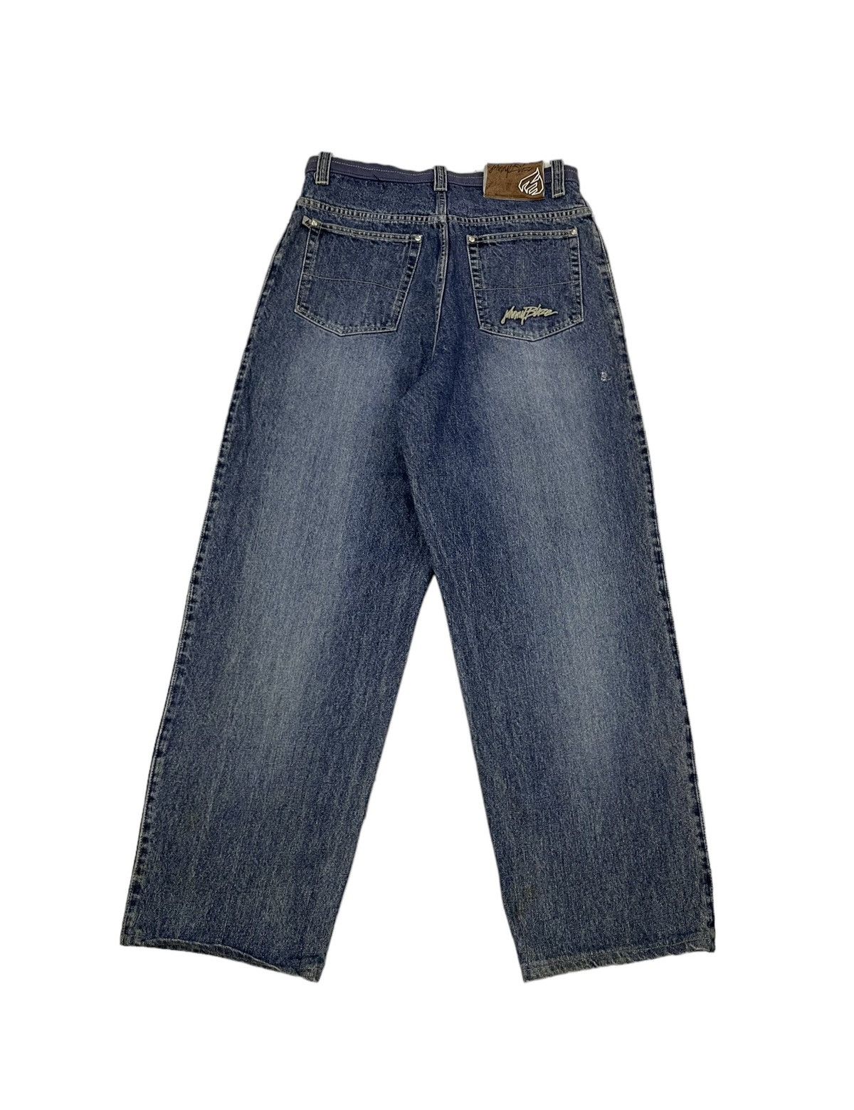 JNCO × Wu-Tang Clan Vintage Johnny Blaze Baggy Jeans Embroidery Logo Size US 30 / EU 46 - 5 Thumbnail