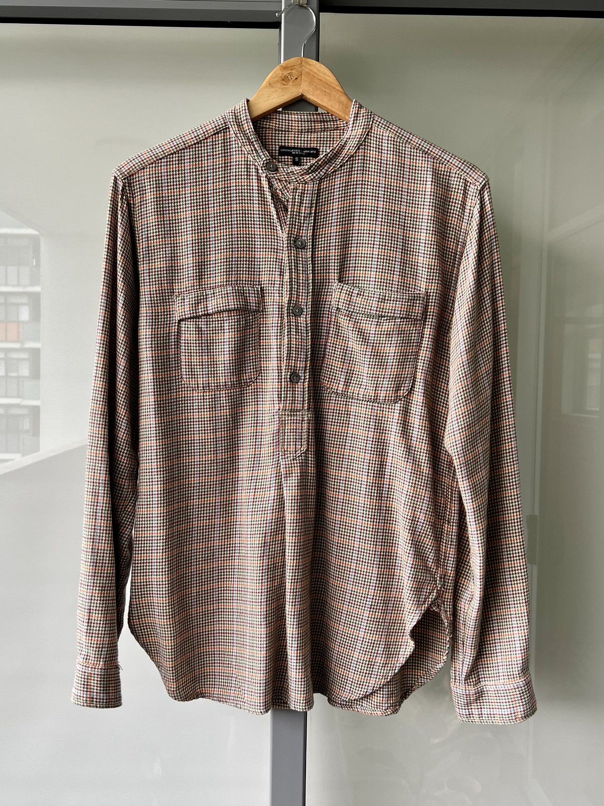 Engineered Garments Houndstooth Pullover Shirt Size US S / EU 44-46 / 1 - 1 Thumbnail