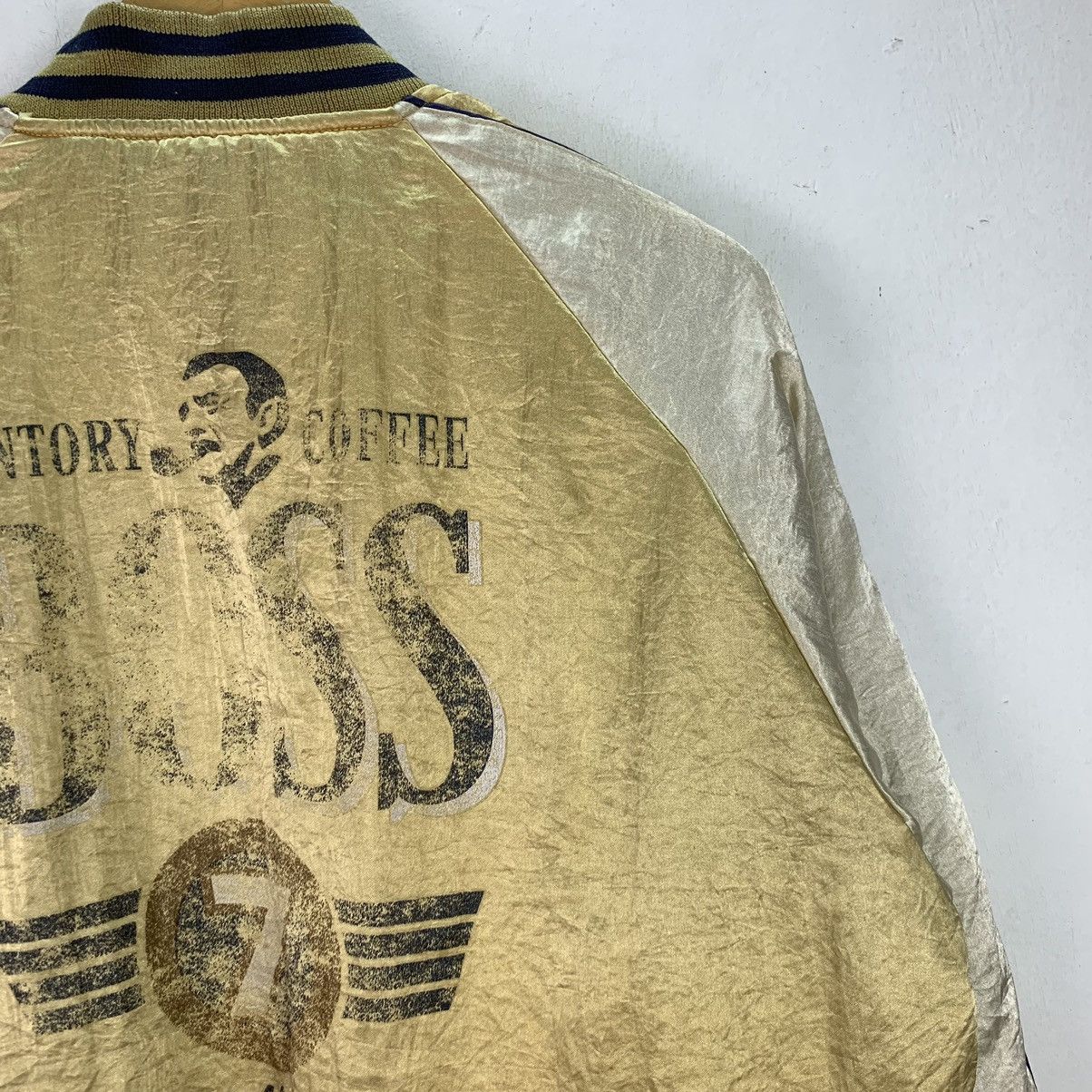 Japanese Brand × Vintage Suntory boss coffe reversible jacket Size US L / EU 52-54 / 3 - 12 Thumbnail