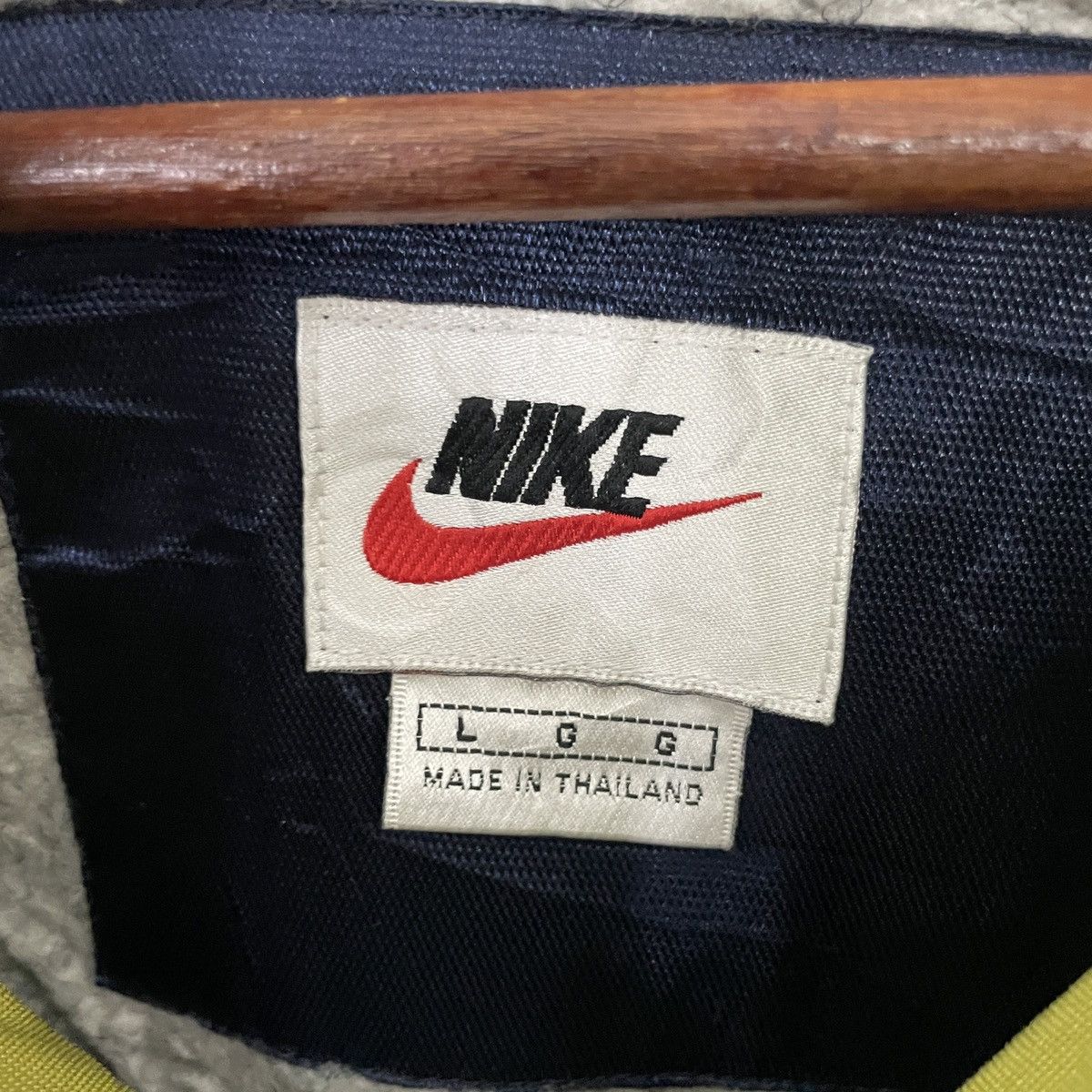 Nike Vintage 90s Nike Swoosh Big Logo Long Jacket Size US XL / EU 56 / 4 - 6 Thumbnail