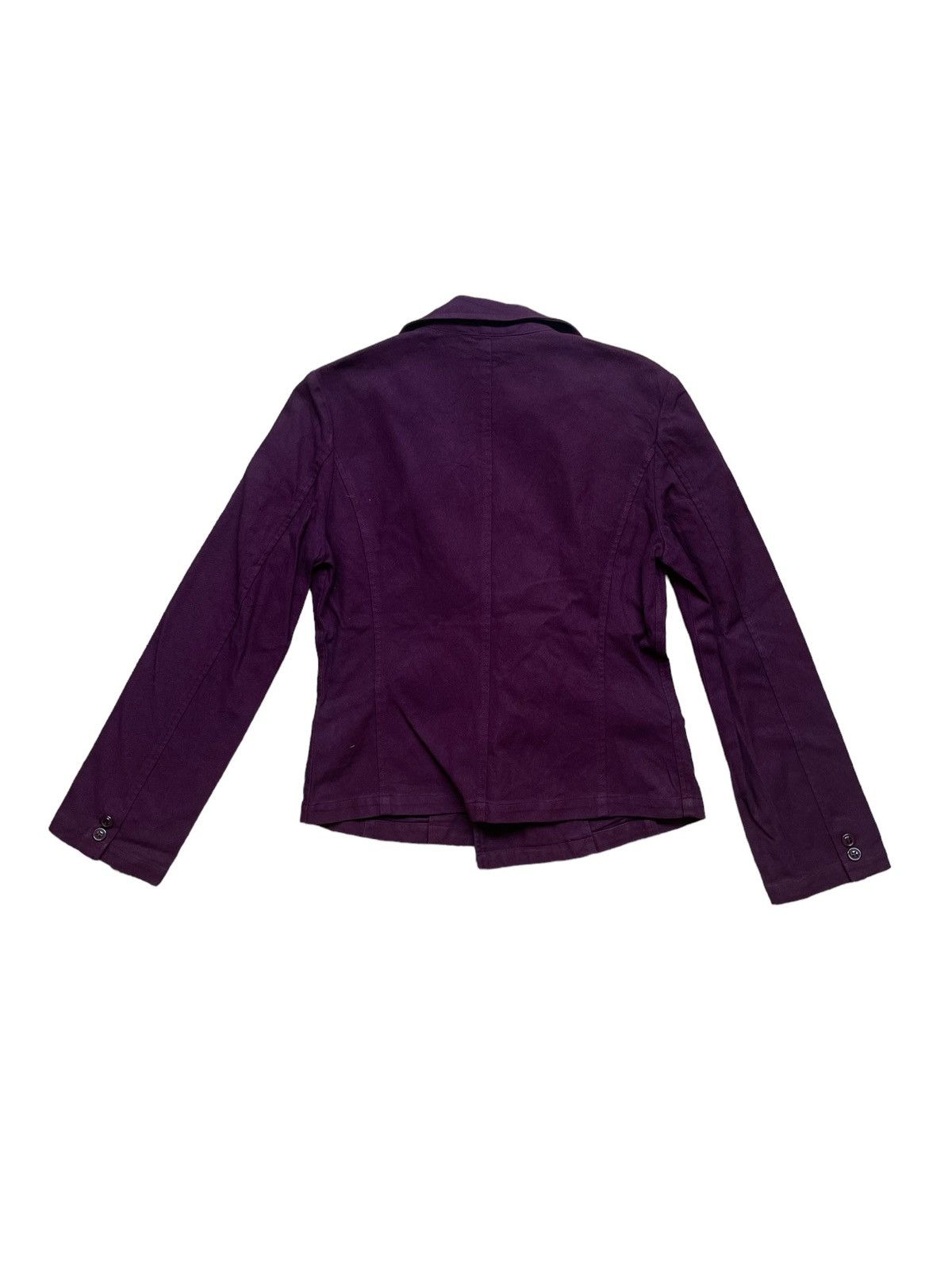 Issey Miyake Issey Miyake By Sunao Kuwahara Purple Blazers Size 38S - 2 Thumbnail