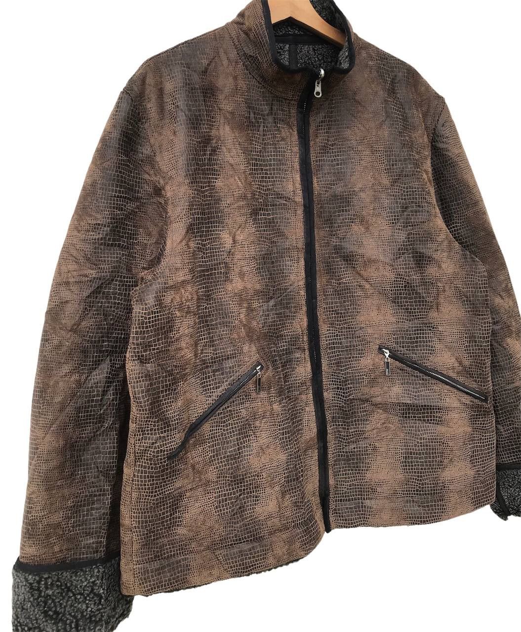 Jean Paul Gaultier RARE JPG Onward Kashiyama Reversible Lizard Coated Jacket Size US L / EU 52-54 / 3 - 5 Thumbnail