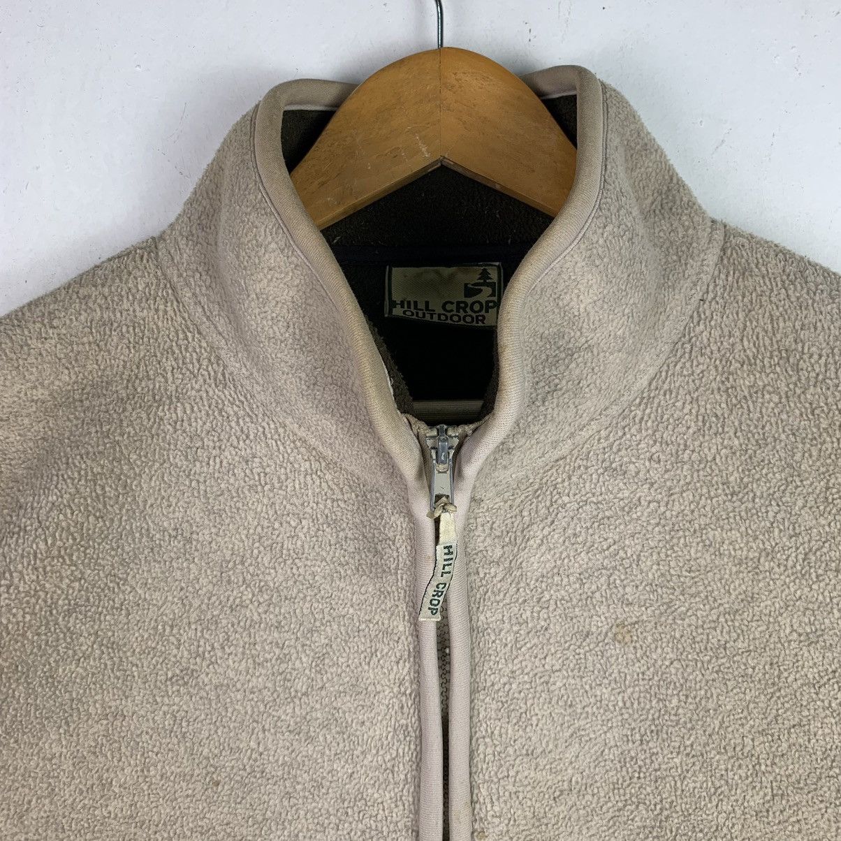 Aran Isles Knitwear × Japanese Brand × Vintage 🌸Rare🌸Hill Crop Full Zipper Fleece Size US XL / EU 56 / 4 - 2 Thumbnail