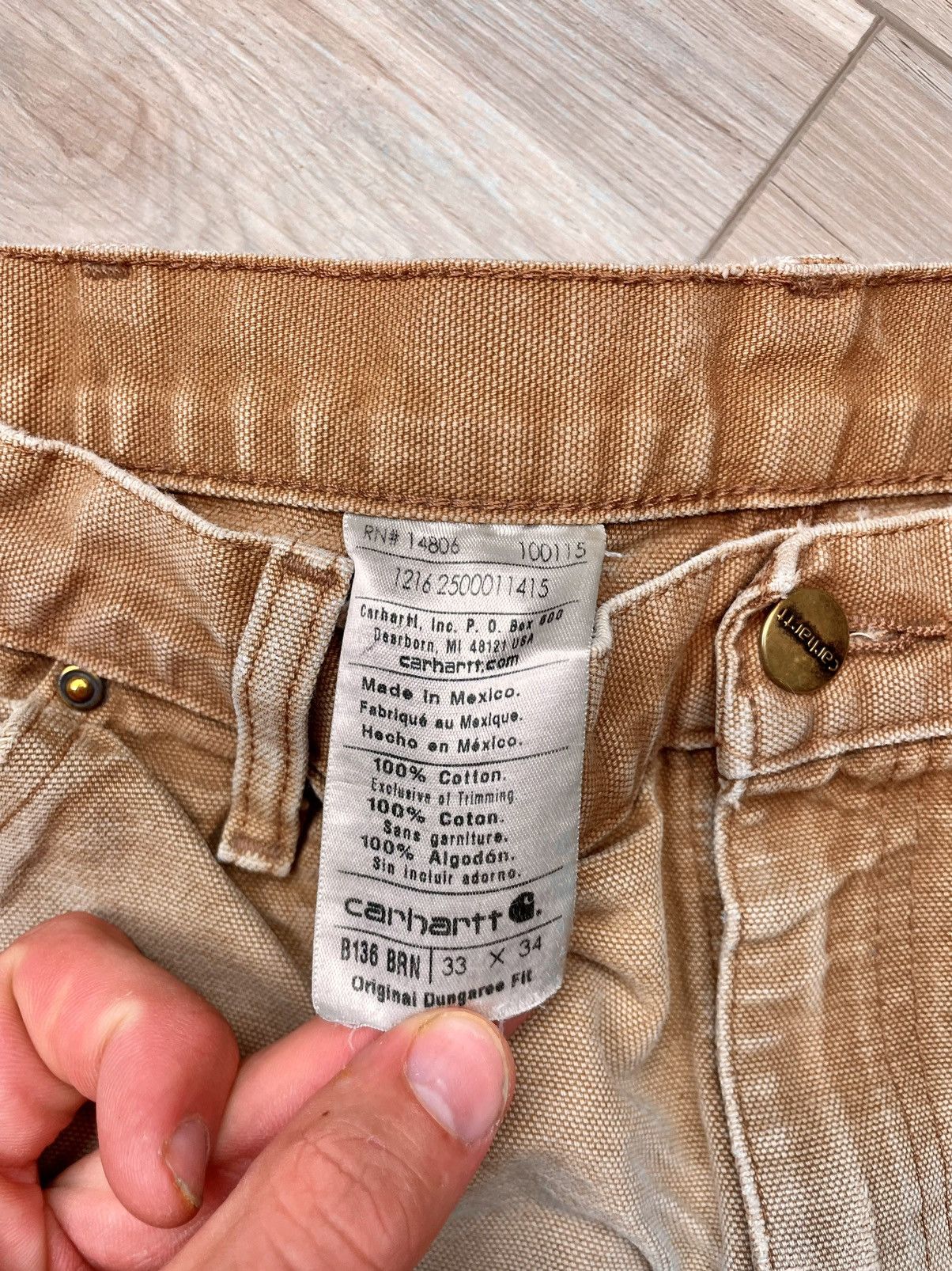 Carhartt × Vintage Vintage double knee Carhartt work pants #2 Size US 33 - 3 Thumbnail