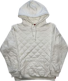 Supreme quilted hotsell hooded sweatshirt