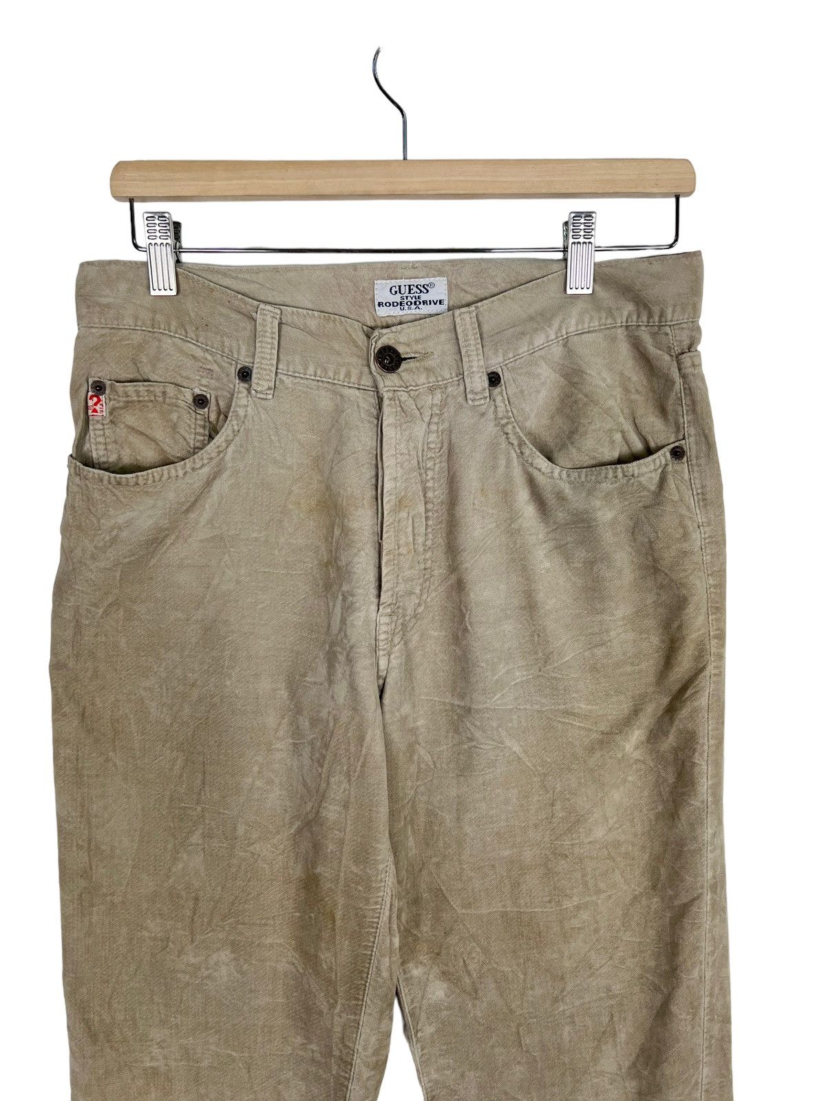 Guess 🔥 GUESS RODEO DRIVE CORDUROY Size US 29 - 2 Thumbnail