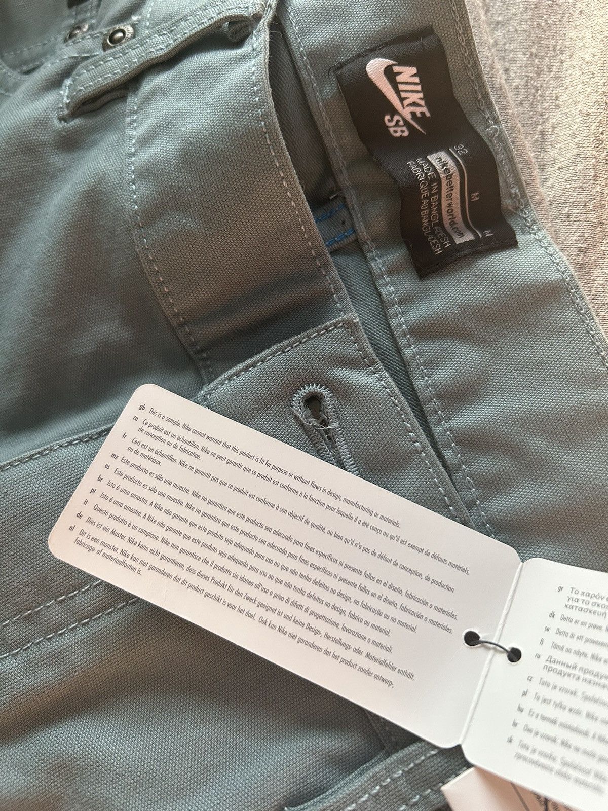 Nike Nike SB Sample Pants Deadstock 1/1 Size US 32 / EU 48 - 5 Thumbnail