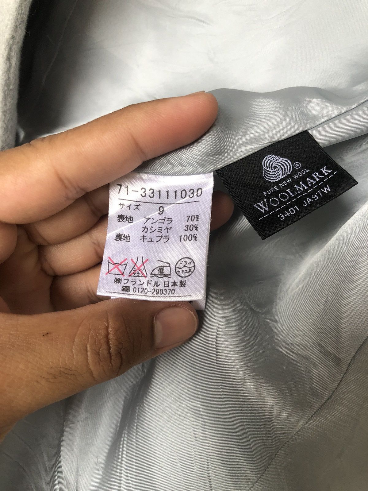 Yohji Yamamoto Fire🔥 Ined by Yohji Yamamoto Cashmere Long Coat Size M / US 6-8 / IT 42-44 - 11 Thumbnail