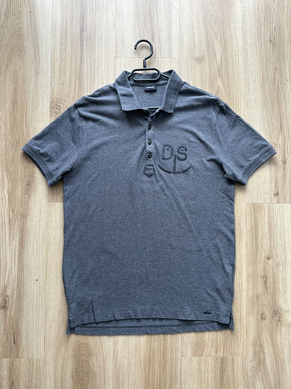 Diesel DIESEL GRAY POLO SHIRT MEDIUM Size US M / EU 48-50 / 2 - 8 Thumbnail