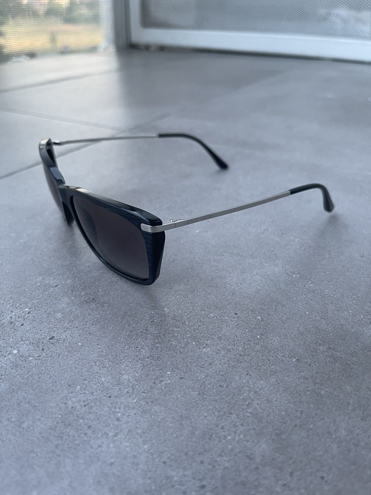 Emporio Armani Giorgio Armani AR8019 5001/11 Black Silver Sunglasses Size ONE SIZE - 5 Thumbnail