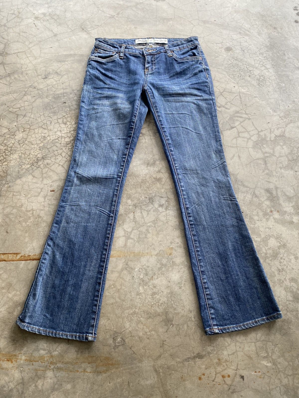 Charlotte Stone × Japanese Brand Flare Jeans Charlotte Russe Everyday Boot Size 28" / US 6 / IT 42 - 5 Thumbnail