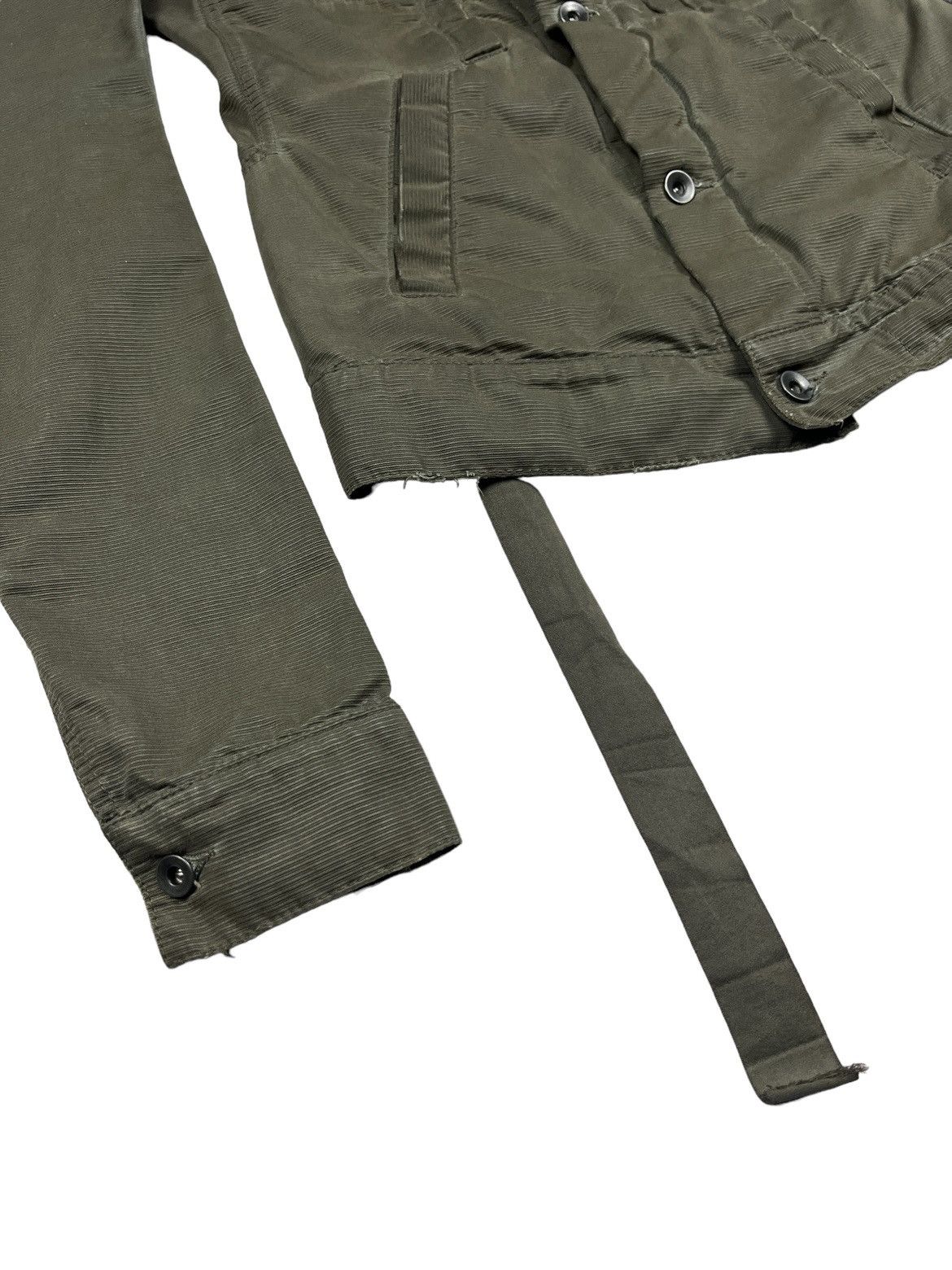 Rick Owens Archive FW07 Rick Owens DRKSHDW Waxed Grosgrain Jacket Size US S / EU 44-46 / 1 - 3 Thumbnail
