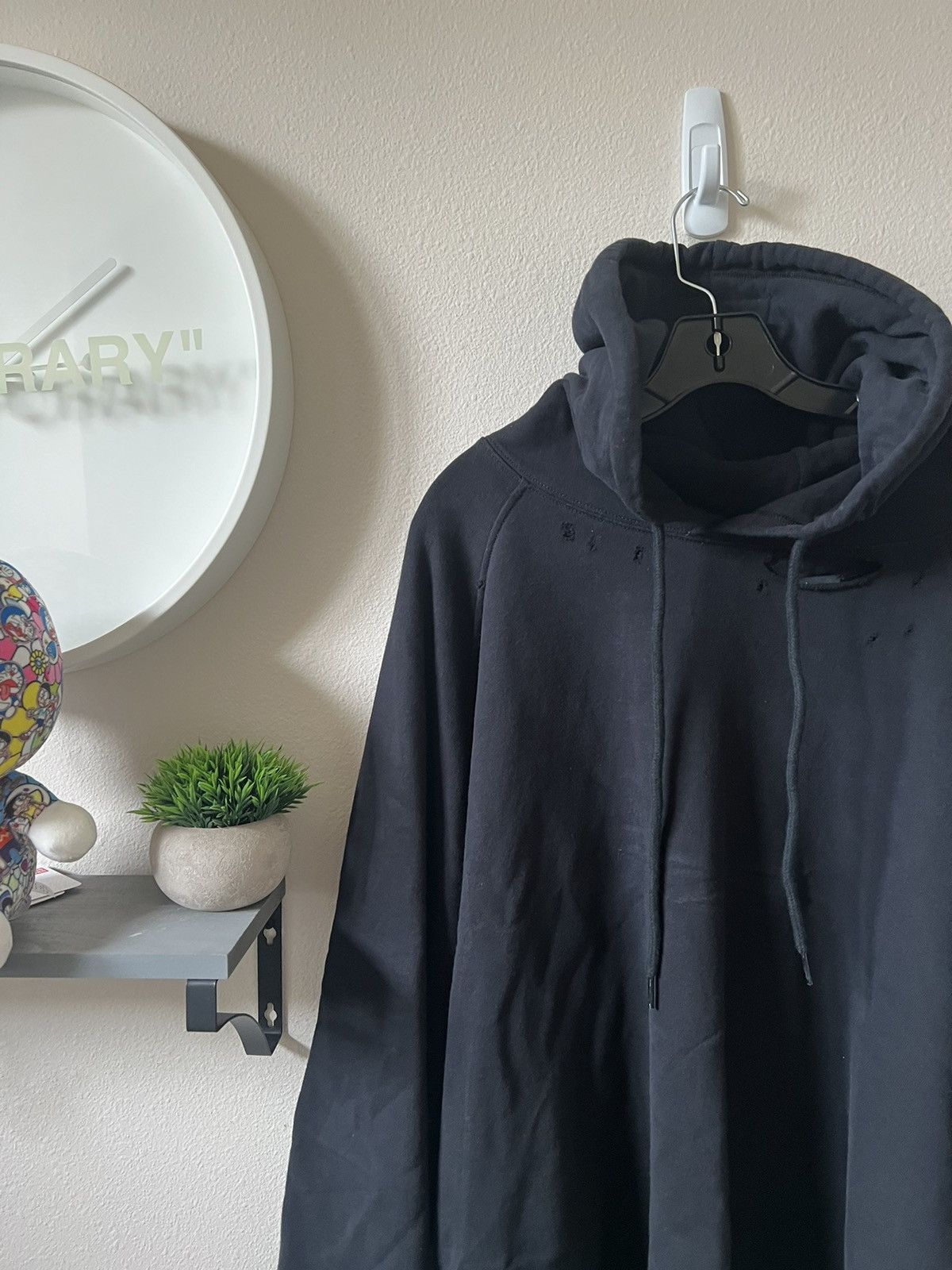 Raf Simons Raf Simons Destroyed Clasp Hoodie Size US M / EU 48-50 / 2 - 4 Thumbnail