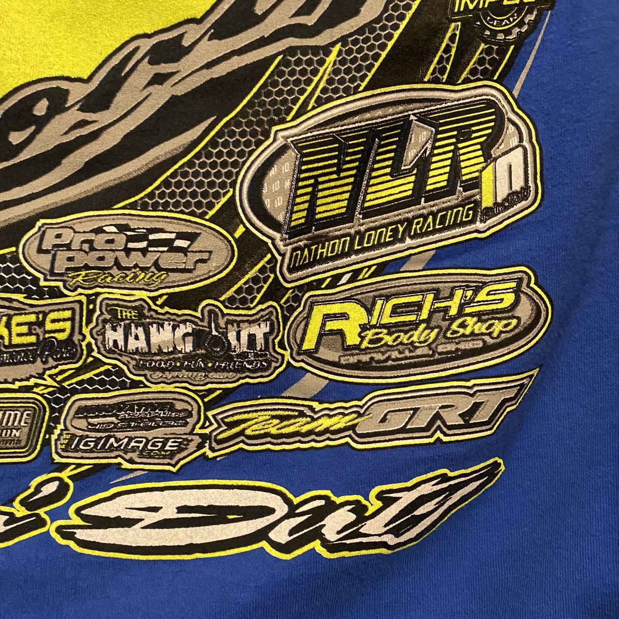 NASCAR × Nike Vintage Y2K Blue Nascar AOP Racing Graphic Tee L Size US L / EU 52-54 / 3 - 22 Thumbnail