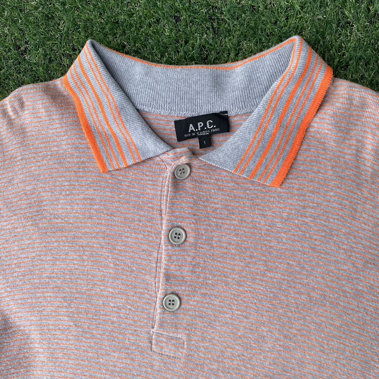 A.P.C. Vintage 90s APC Polo Tee Size US M / EU 48-50 / 2 - 2 Thumbnail