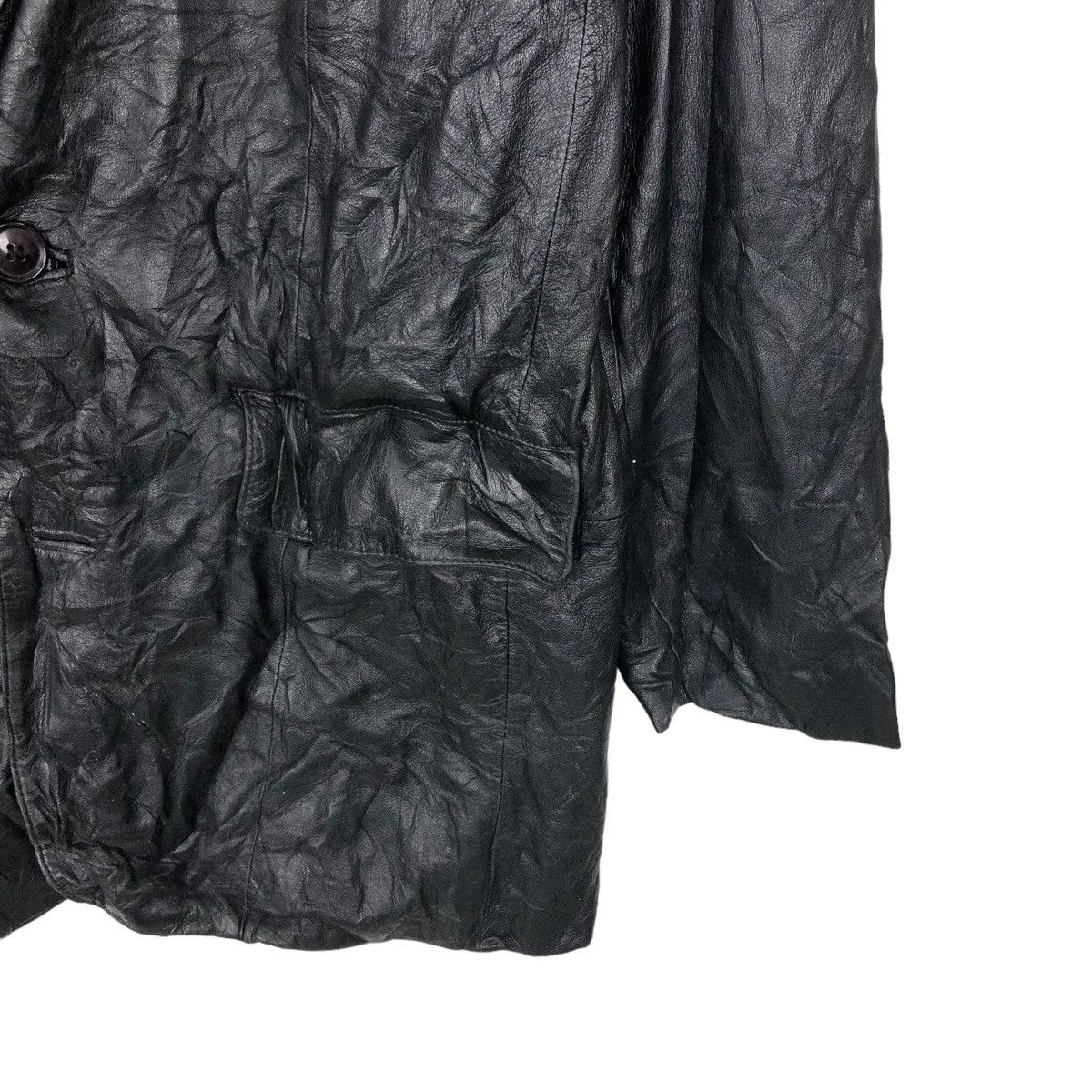 Japanese Brand VINTAGE SOFT GENUINE LEATHER JACKET NORTH WIND Size US M / EU 48-50 / 2 - 4 Thumbnail