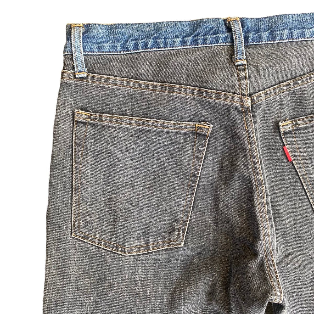 Beams Plus Japanese Brand Beams Hybrid Two Tone Denim Jeans Size US 31 - 14 Thumbnail