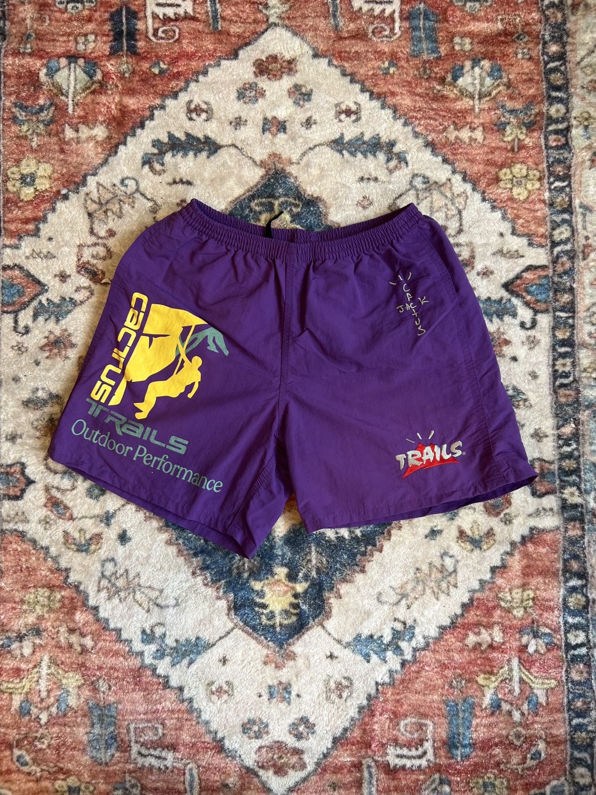 Travis Scott Travis Scott Cactus Trails Climb Shorts Purple Size