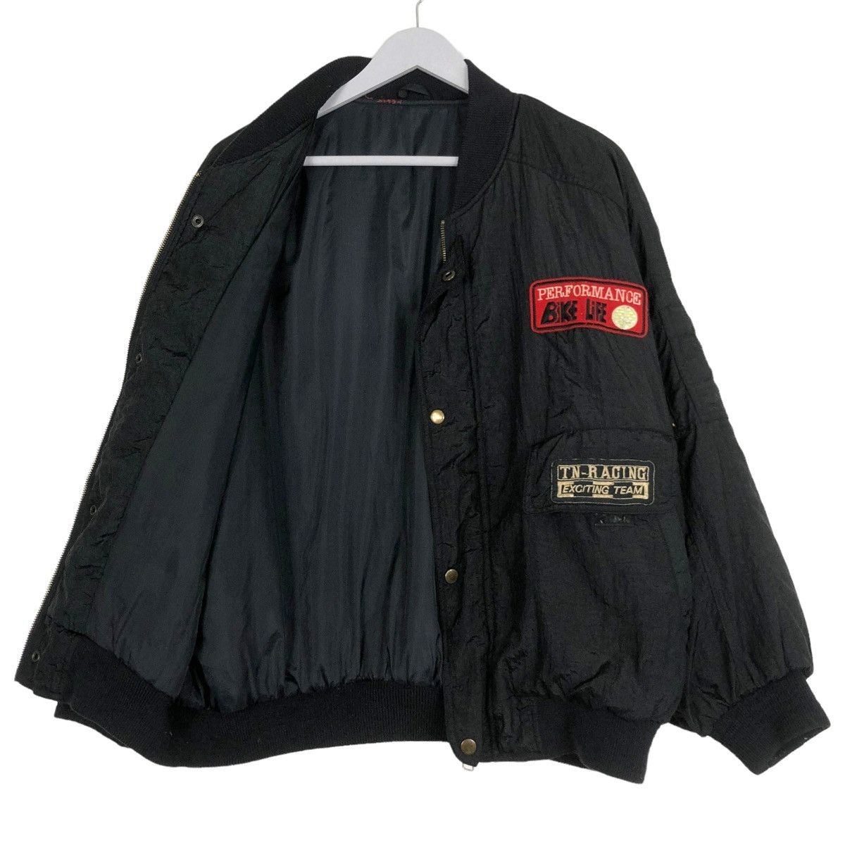 Japanese Brand 💥80s BRITISH BIKE GLEE MAN RACING BOMBER JACKET Size US M / EU 48-50 / 2 - 10 Thumbnail