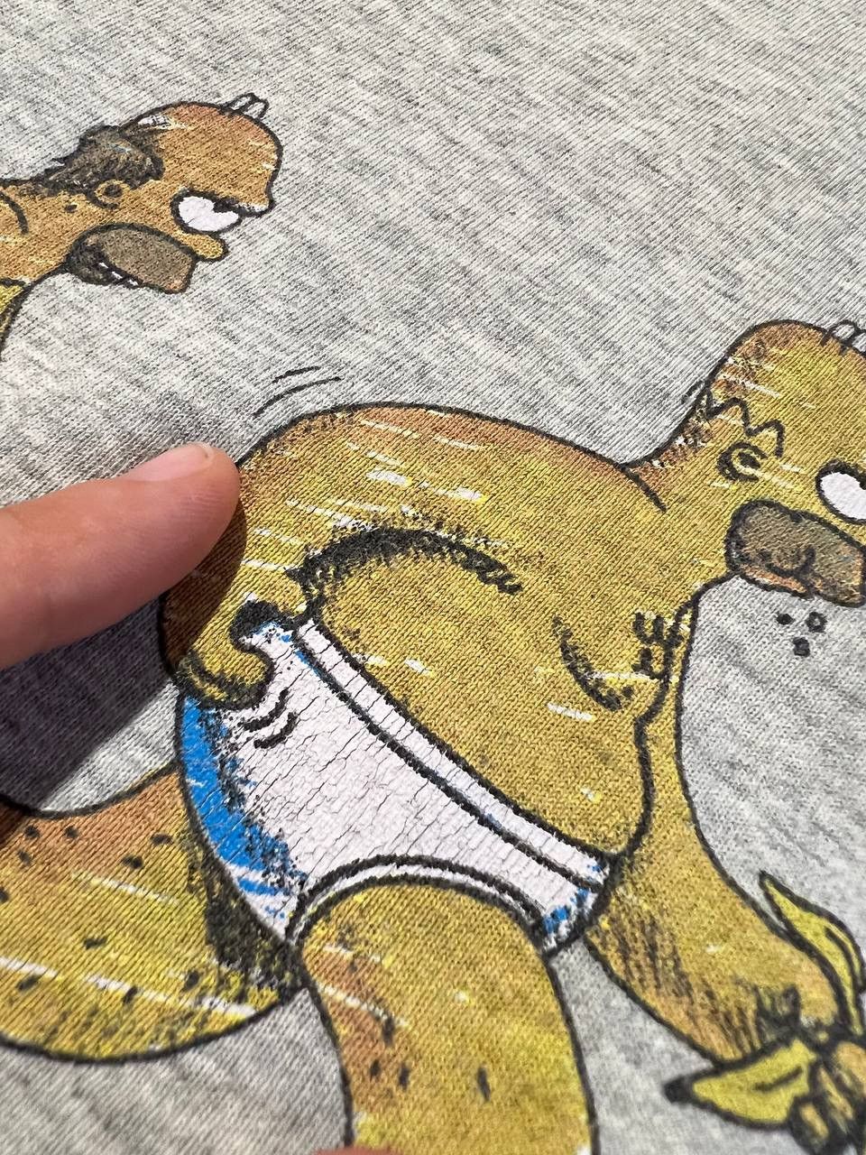 The Simpsons Vintage The Simpson Homersapien 1996 T-Shirt Movie Size US L / EU 52-54 / 3 - 7 Thumbnail