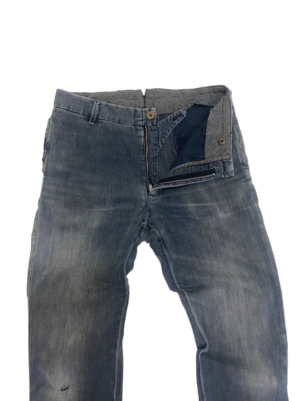 45rpm 45 rpm Indigo Distressed Pants Size US 30 / EU 46 - 2 Thumbnail